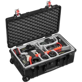 Manfrotto MB PL-RL-TH55 Pro Light Reloader Tough-55 High Lid Carry-On Camera Rollerbag (Black)