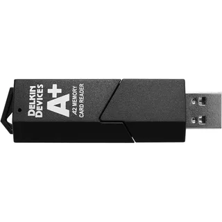 Delkin Devices USB 3.1 SD &amp; microSD A2 Memory Card Reader
