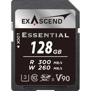 Exascend 128GB Essential 300MB/s V90 SDXC Hafıza Kartı