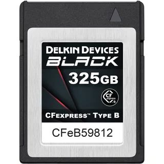 Delkin Devices 325GB BLACK CFexpress™ Type B Memory Cards
