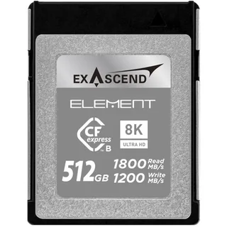 Exascend 512GB Element Series CFexpress Type B Memory Card