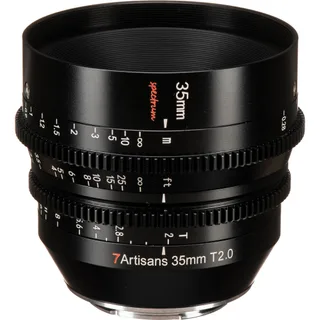 7Artisans 35mm T2.0 Sony (E Mount) Full Frame Cine Lens Siyah