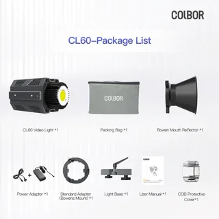 Colbor CL60 60W Bi-Color LED Monolight