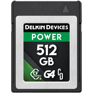 Delkin Devices 512GB POWER G4 CFexpress™ Type B Memory Cards