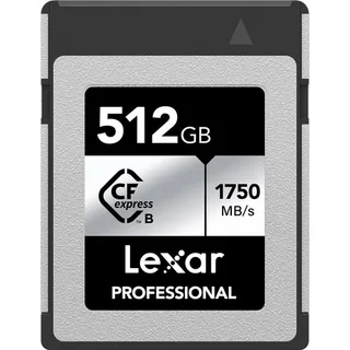 Lexar 512 GB Professional CFexpress Type B Card SILVER Series