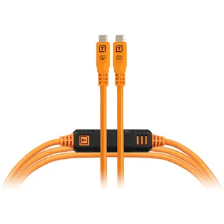 Tether Tools CUC15G2-ORG Optima 10G USB-C Cable 4.6m
