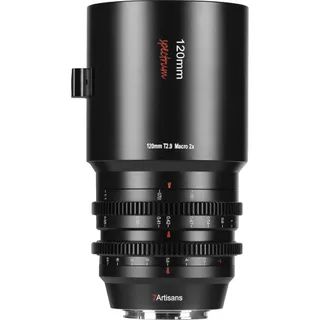 7Artisans 120mm T2.9 Macro 2x Sony (E Mount) Full Frame Cine Lens Siyah