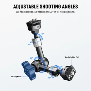 Neewer ST-07 7" 18cm  1/4'' Vidalı Magic Arm 
